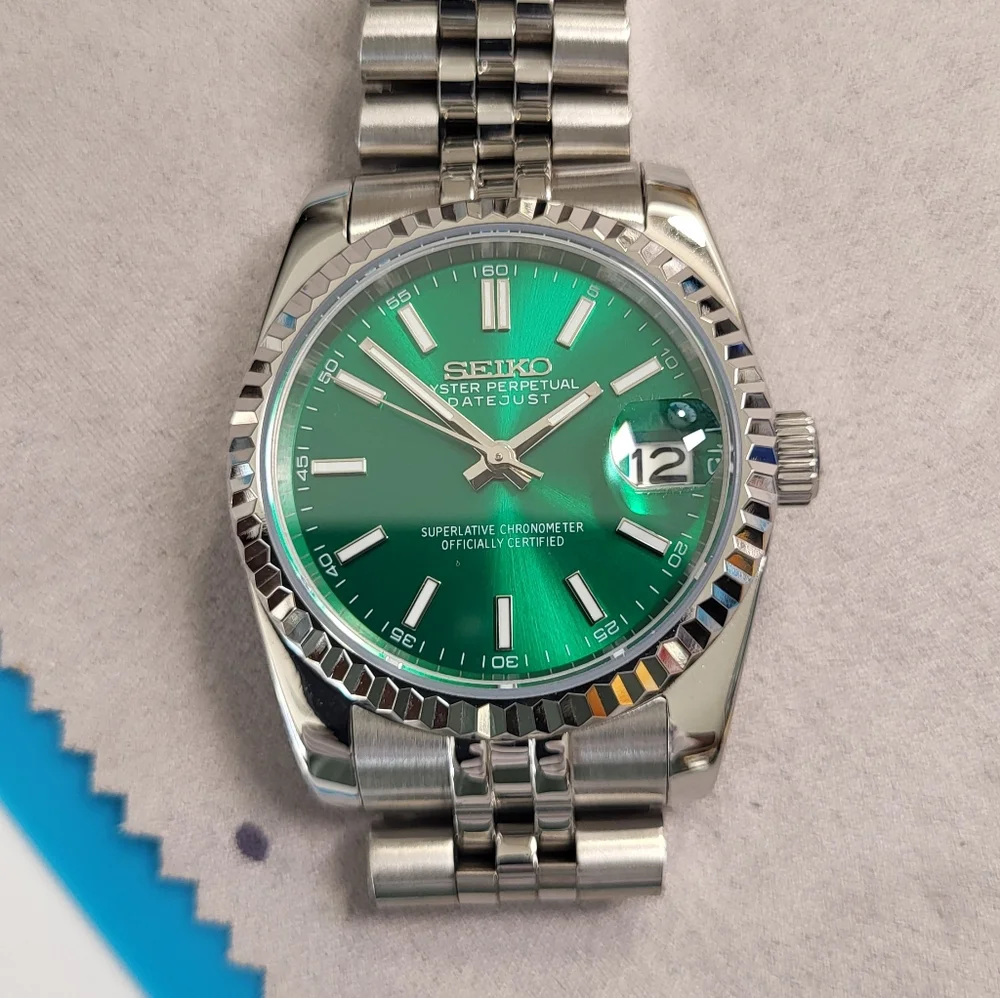 New Seiko Mod 36mm Automatic Watch